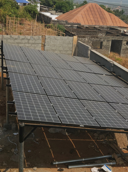 POWERFUL ENVIRONMENTAL FRIENDLY SOLAR CANOPY 10KVA @WATERLOO FULL HOUSE SUPPORT.